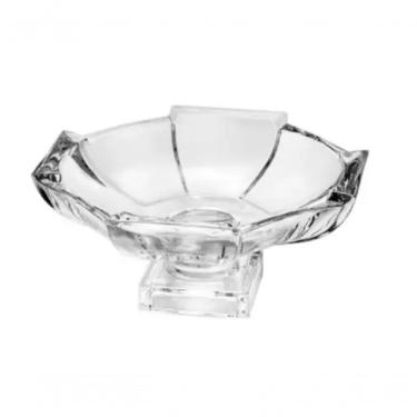 Imagem de Centro De Mesa Em Cristal 32cm Fruteira Vaso Decoração