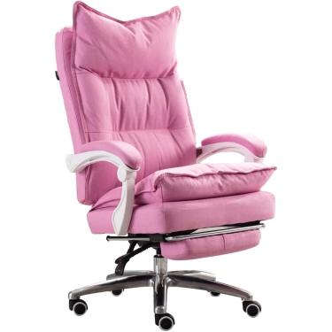 Imagem de Presidente executivo Cadeiras executivas para cadeira de escritório amigável e confortável para o tecido, cadeira de jogo reclinável com apoios de braço de ligação, carga de 330 libras, cade