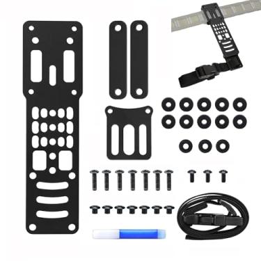 Imagem de RDSPTBEK Adaptador De Coldre Modular Para Perna Caída Com Alça Coxa E Acessórios Cinto Metal Airsoft Tático (Bk)