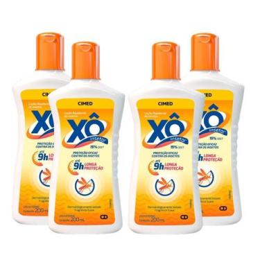 Imagem de Kit Xô Inseto Loção Com 4 Repelentes De 200ml Cada - CIMED