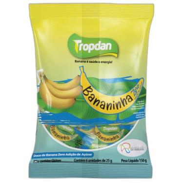 Imagem de Bananinha Sem Adição de Açúcares TROPDAN 150g