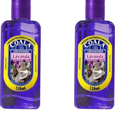 Imagem de Kit 2 Limpador Perfumado Ambiente 120ml Coala Lavanda