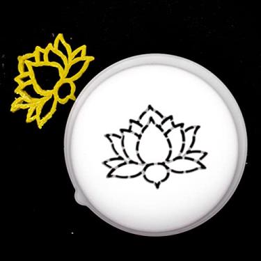 Imagem de PASTADISC - Discos em forma de massa de lótus gigante adequados para máquina automática de macarrão e macarrão Philips, acessórios de cozinha, kit de acessórios - Formas gigantes de massa (Lótus