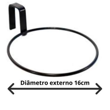 Imagem de 10 Suporte Anel Raiz 16 cm Treliça Para Vaso de Flor Planta horta vert