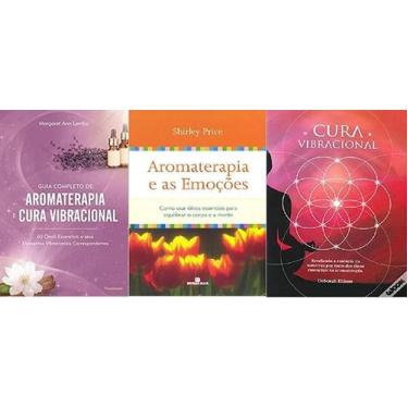 Imagem de KIT 3 LIVROS Aromaterapia e Cura Vibracional 60 Óleos Essenciais e seu
