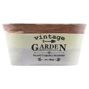 Imagem de Mini Vaso De Planta Cachepot Estampado Decorado 9cm