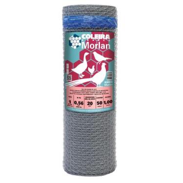 Imagem de Tela Pinteiro 1" 24x1,00x50m Coleira Branca Morlan