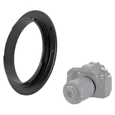 Imagem de Adaptador Reverso 62mm para Lentes e Câmeras Canon EOS - JJC