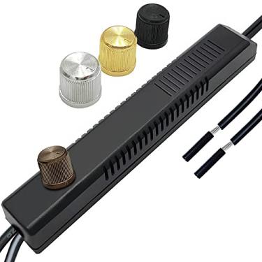 Imagem de Bsentster Interruptor Rotativo Zing Ear Ze-02A Para Luminárias De Chão, Lâmpadas Halógenas Incandescentes, 500 W Máx., Kit Substituição Botão 120 Vca - Revestimento Plástico Preto