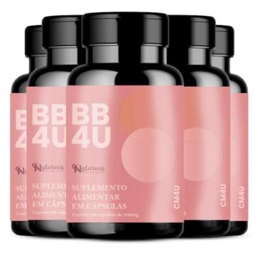 Imagem de Kit 5 BB4U Suplemento Cabelo Pele Unhas – Silício Orgânico + Biotina, Zinco, Selênio e Vitaminas – Fórmula Premium 60 Cápsulas – 100% Natural