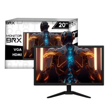 Imagem de Monitor Office Brx 20'' Hd+ 75hz Led Hdmi Vga Furação Vesa