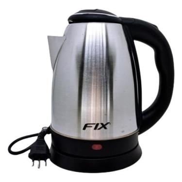 Imagem de Jarra Elétrica FIX em Aço Inox, 1,8 Litros, 1500W, Desligamento Automático