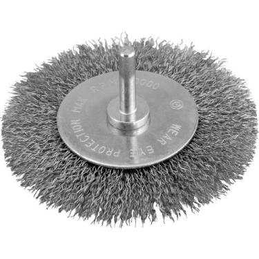 Imagem de Escova circular de aço 4 x 1/2" haste de 1/4" - Vonder