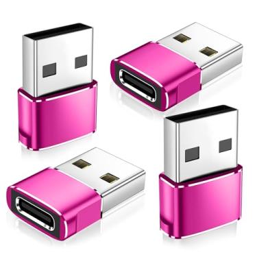 Imagem de Adaptador USB para USB C, conversor OTG para Apple Watch Ultra 8 9 10, iPhone 16 15 14 13 Pro Max, Samsung S24, Nintendo Switch, AirPods, iPad, Carro