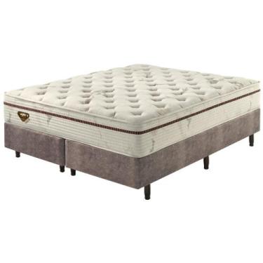 Imagem de Cama Box Queen com Molas Ensacadas Suave Fresh158x198x67cm - Ecoflex