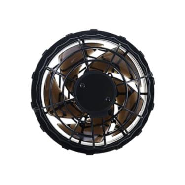 Imagem de Fenteer Ventilador de jaqueta de resfriamento, peças de roupas de ar condicionado, acessórios de design destacável rotativo, ventilador de colete de, 24v