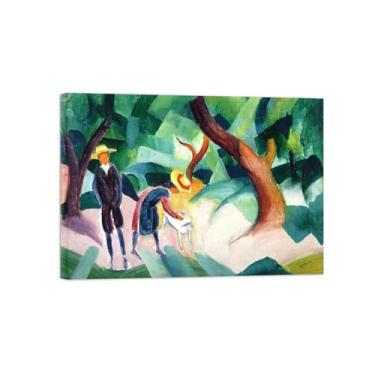 Imagem de Pinturas Famosas em Tela-Quadros Decorativos-Children with Goat-Pôster e Impressões para Sala de Estar e Casa 50x70cm20x27in Tela Embrulhada