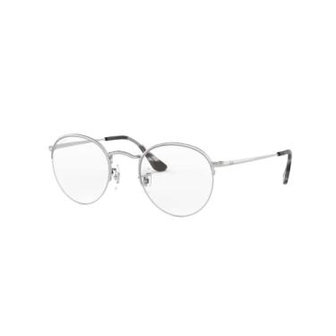 Imagem de Armação para Óculos Ray-Ban Round Gaze 0RX3947V 2501 Tam 51 / Prata