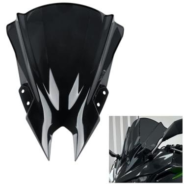 Imagem de psler Protetor de Defletor de Vento Carenagem para NINJA500 SE Ninja 500 2024 (45,7 cm Preto)