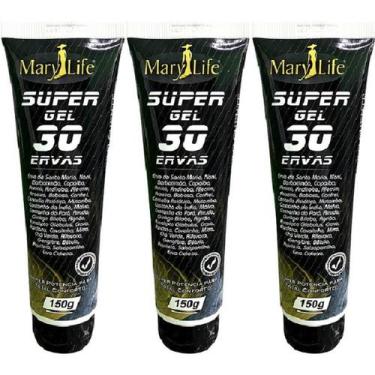 Imagem de Kit Com 3 Super Gel 30 Ervas 150G Efeito Gelo Quente - Mary Life