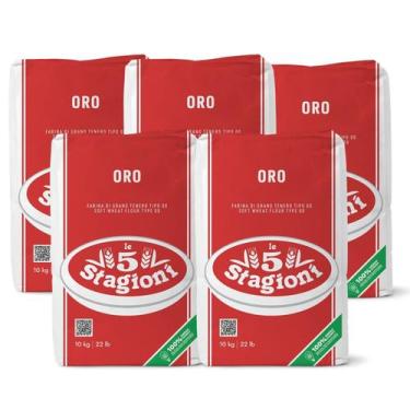 Imagem de Pack 5 Farinha de trigo 00 Italiana Le 5 Stagioni - ORO