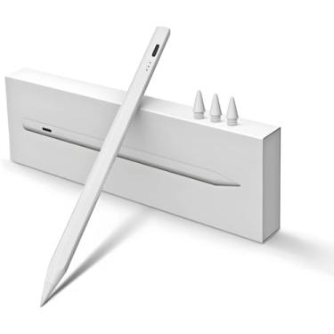 Imagem de Caneta Digital Universal Touchscreen Ponta Fina Digital Capacitiva de Alta Sensibilidade, Bateria Recarregável, compátivel com iOS Universal PREMIUM