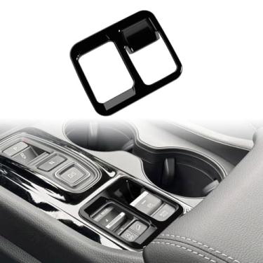 Imagem de TENWIND Tampa do interruptor de freio do painel do console central do carro compatível com acessórios Honda Passport 2026+ (interruptor de freio + preto brilhante)