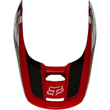 Imagem de Pala Para Capacete Fox V1 REVN FLM Red G/L