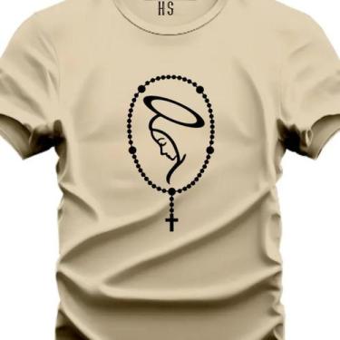 Imagem de Camiseta Personalizada Terço Nossa Senhora Aparecida do P ao G3 - Hs, 
