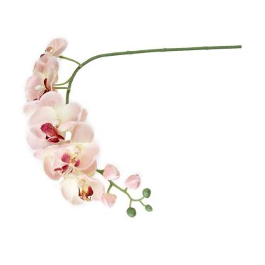 Imagem de Haste de flor de orquídea artificial Phalaenopsis de seda falsa simulação de orquídea real orquídea borboleta, flores de centro de mesa, flores de borboleta falsas