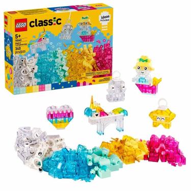 Imagem de Bloco de Montar - Classic – Caixa Transparente Magica - 340  peças - LEGO