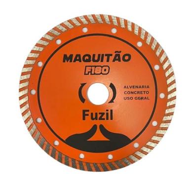 Imagem de Disco de Corte Diamantado Seco Makitão Turbo Para Concreto E Alvenaria