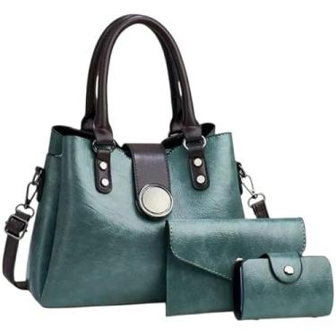Imagem de Bolsa Feminina My Ek 3 Peças - Linha Elegance (Verde)