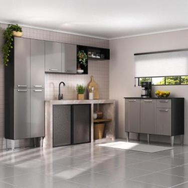 Imagem de Armário de Cozinha Compacta Modulada Versatile Multimóveis MP2302 c/ B