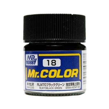 Imagem de Tinta C18 Rlm70 Preto Verde Semi Brilhante 10Ml Gunze Gumrc18
