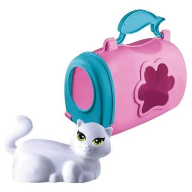Imagem de Bolsa de transporte com gato My Little Pet - Cat Case - ZUCATOYS
