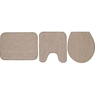 Imagem de Jogo De Banheiro Artesanal Look Lirio Da Paz-A Com 3 Pecas - Rayza Tap