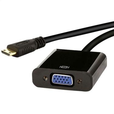Imagem de Conversores Adaptador Mini Hdmi Para Vga - Kit Com 5 - Cirilo Cabos