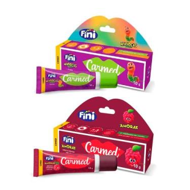 Imagem de Kit Hidratante Labial Carmed Fini Amora Intensa com Cor 10g + Hidratan