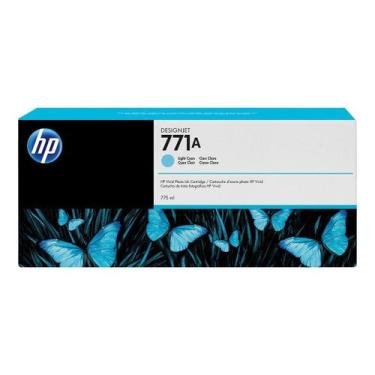 Imagem de Cartucho de Tinta HP 771A Ciano Claro PLUK 775 ml B6Y20A