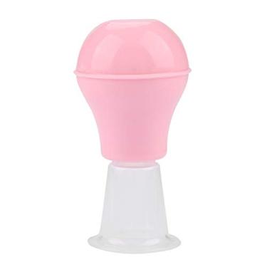 Imagem de FTVOGUE Corretor de Mamilo Mulheres Copos Macios Correção do Mamilo de Silicone Aumentar o Aumento da Sucção para Mamilos Planos Invertidos (Rosa)