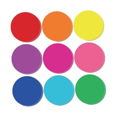 Imagem de KiBcsLic 108 Peças de Recortes de Papel Circular, Cartolina, Cartões Circulares, Recortes de Quadro de Avisos para Professores, Crianças, Artesanato Faça Você, Pequeno