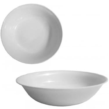 Imagem de Jogo 24 Tigelas Bowl Melamina Branca 950ml Saladeira