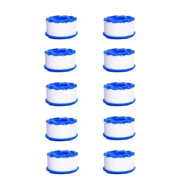 Imagem de Conjunto de substituição de 10 cartuchos de torneira de filtro de água para pia, peça de substituição universal de 360° para torneira de cozinha rotativa de 360°