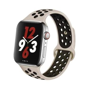 Imagem de Pulseiras De Silicone Para Apple Watch De 45mm, 44mm, 49mm, Ultra2, 40