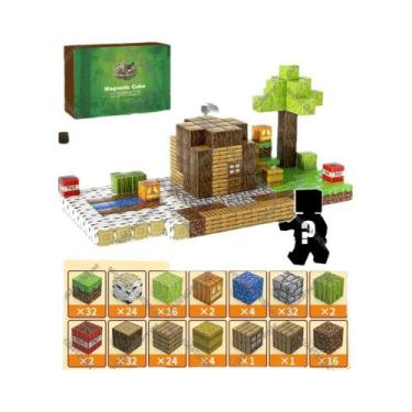 Imagem de Conjunto De Blocos Magnéticos De Construção STEM Montessori Brinquedo 