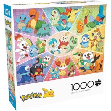 Imagem de Buffalo Games - Pokemon - Begin Your Adventure - Quebra-cabeça de 1000 peças para adultos quebra-cabeça desafiador perfeito para noites de jogo - Tamanho final 27,75 x 19,75
