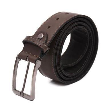 Imagem de Cinto Masculino Couro Legítimo Social Extra Macio Premium Largo - WALL