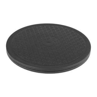 Imagem de ZAWELIYO Placa giratória com suporte rotativo preto de 10 polegadas para coleção de ecrãs, monitor LCD de TV, gira 360 graus sobre rolamentos de esferas de anel duplo