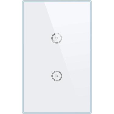 Imagem de Interruptor Smart 2 Botões Nova Digital - Alexa E Google